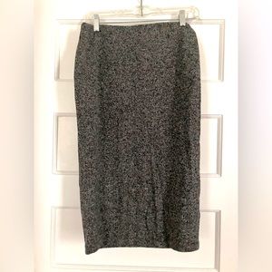 Heather gray pencil skirt